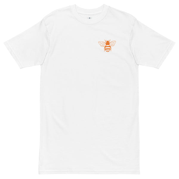 "Dreams Change Tomorrow" White and Orange Tee